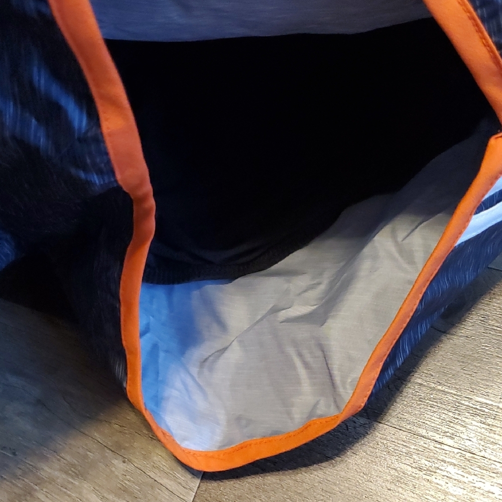 Adidas Women's Black Shorts with Orange Trim - Picture 7 of 7